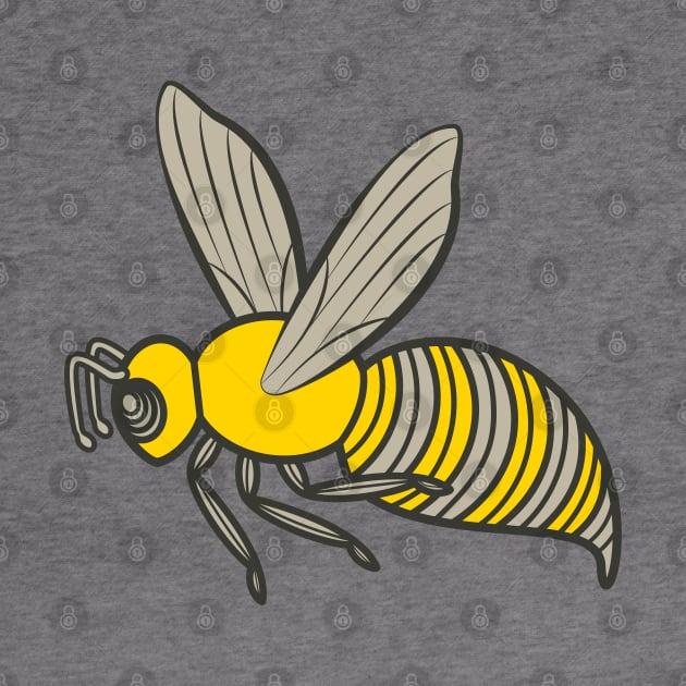 RETRO BUGS BUMBLEBEE Cute Friendly Graphic Cartoon Bee Bug - UnBlink Studio by Jackie Tahara by UnBlink Studio by Jackie Tahara